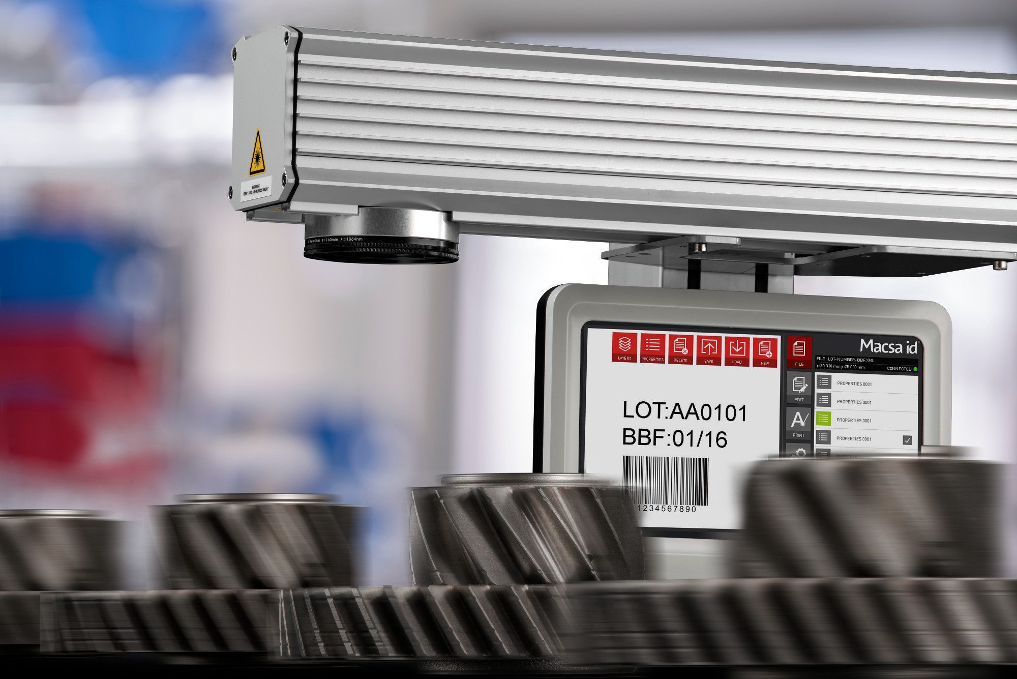 Complete industrial marking equipment