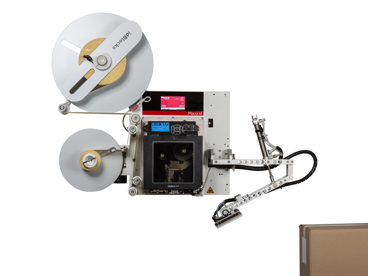 The label applicator system for different product faces