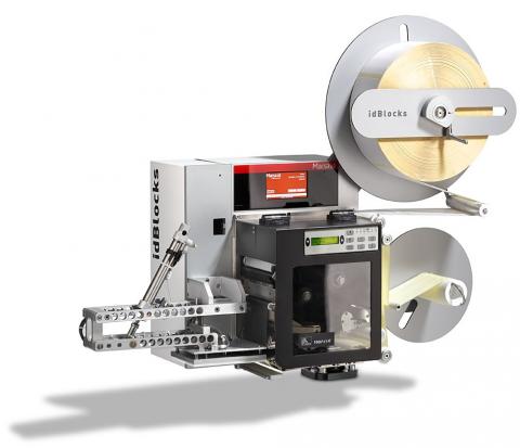 The label applicator system for different product faces