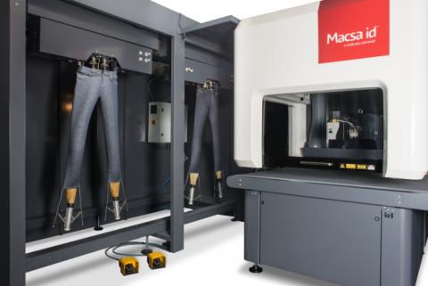 Side-shift mannequin system for textile marking