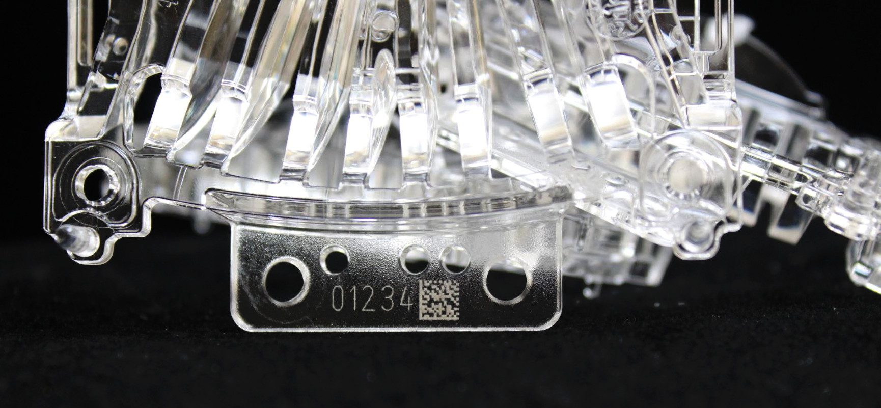 Laser marking on PMMA methacrylate