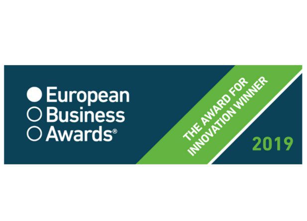 Ganador del Premio a la Innovación en los European Business Awards 2019