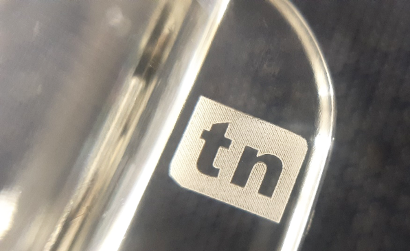 clear cap laser marking