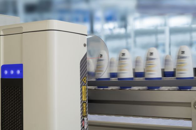 High-speed laser coding on delicate substrates