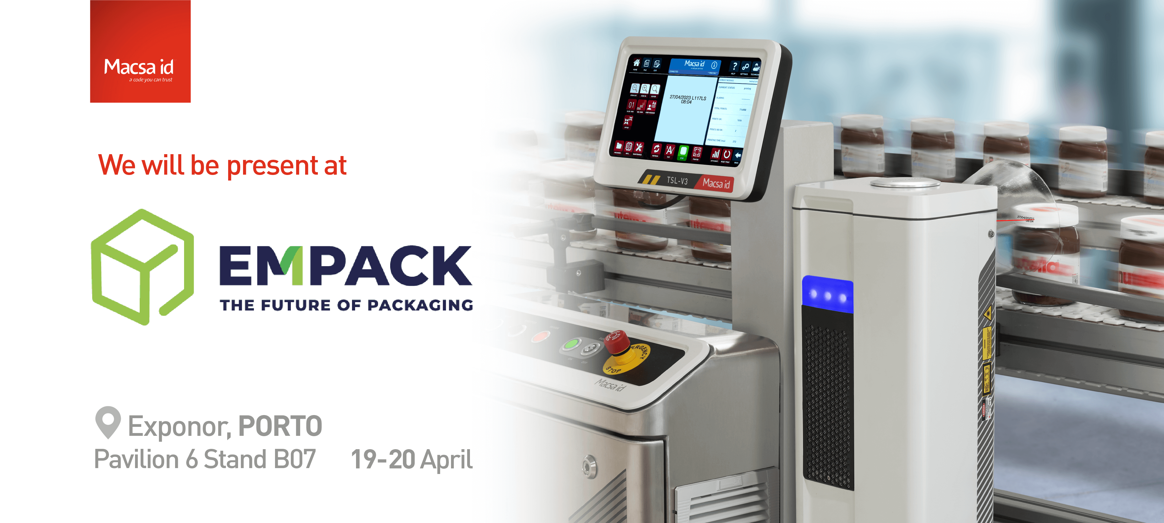 Macsa id will be at the new edition of Empack Oporto 2023!