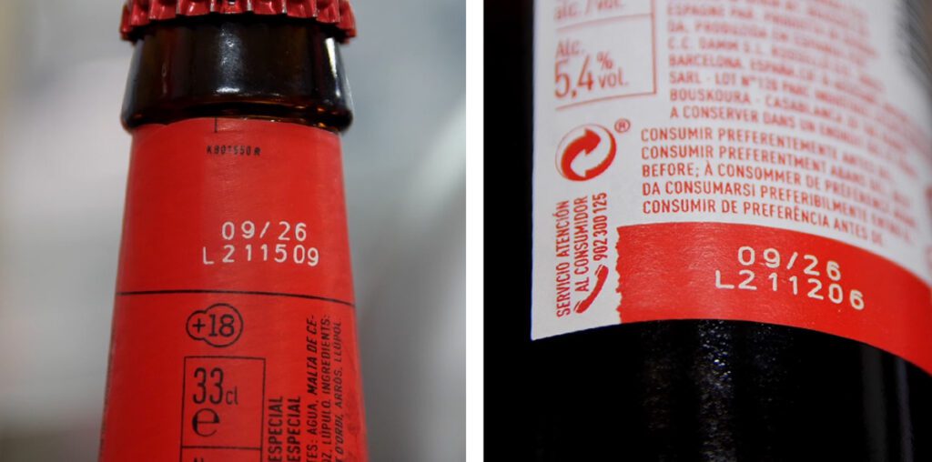 Etiquetado cervezas