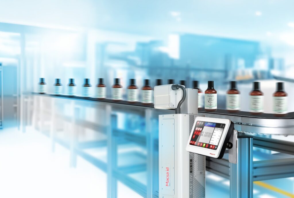 Laser marking on personal care packaging using UV laser technology by Macsa ID
