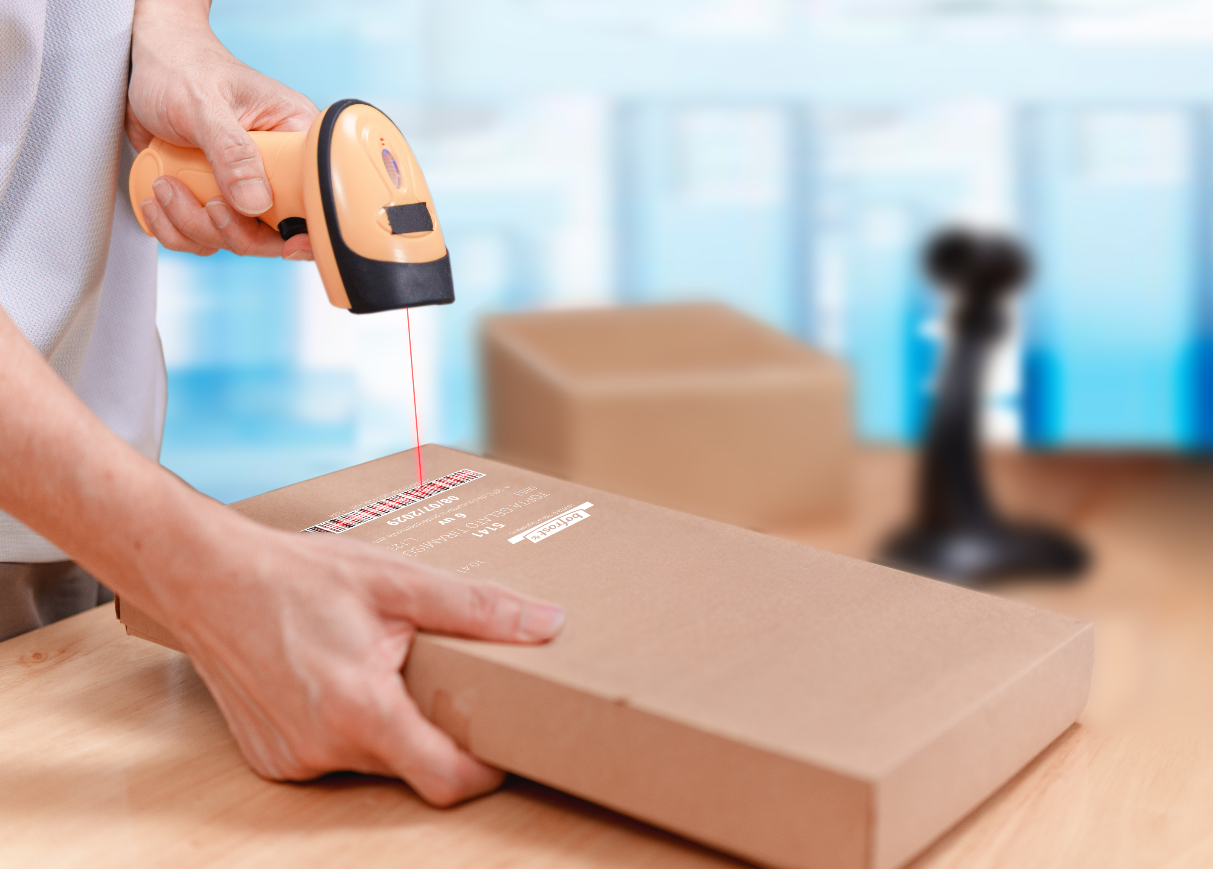 sustainable labelless coding solution for cardboard boxes