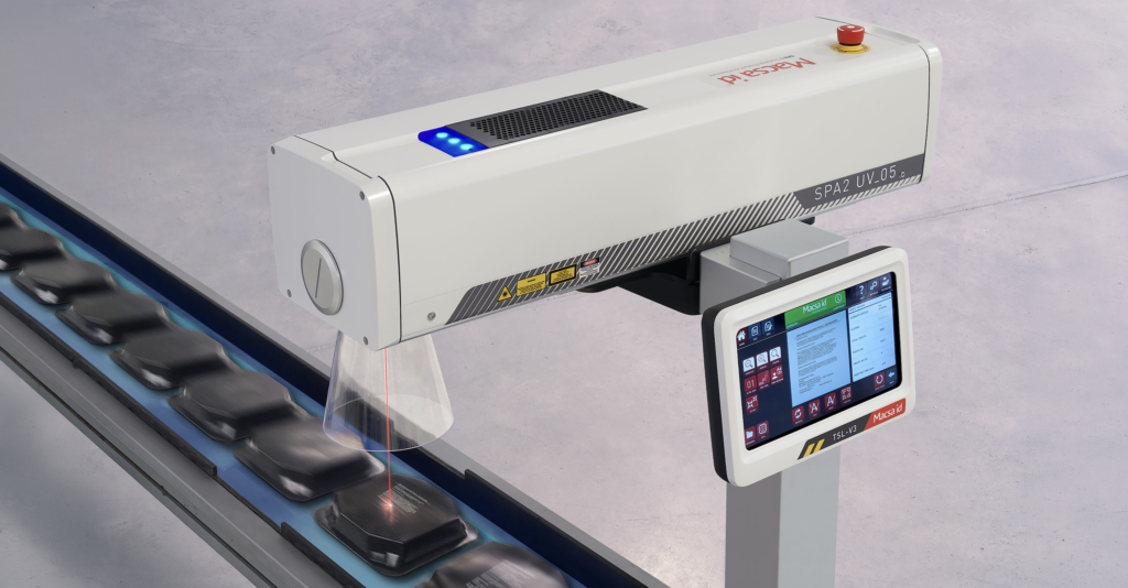Direct laser marking solution for PET trays in food packaging