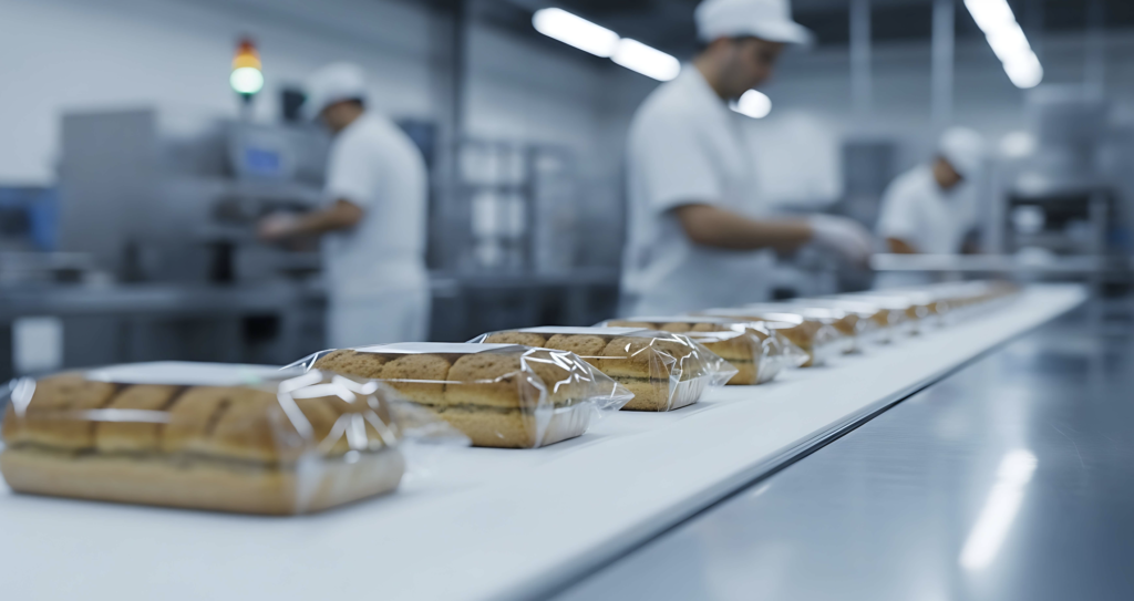 FSMA Rule 204 food traceability in a food manufacturing production line